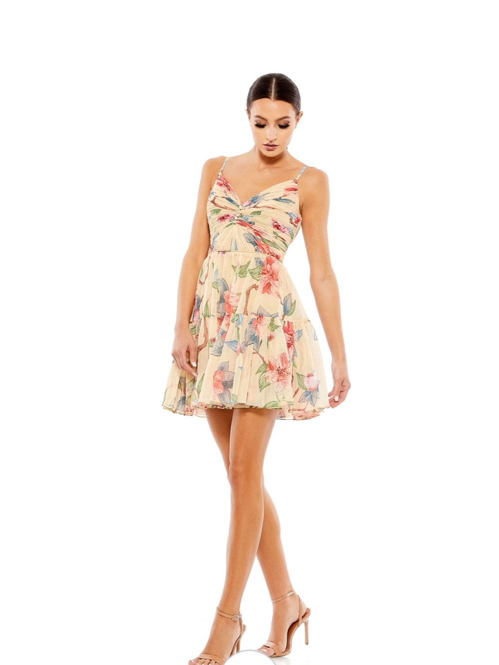 Ieena MacDuggal Fit and Flare Cocktail Dress 70204